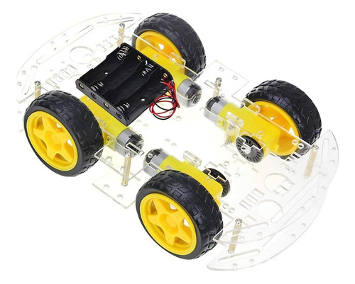 Chasis Robot 4x4 Para Arduino/raspberry Pi - 4 Ruedas