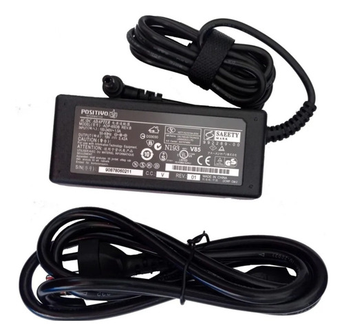 Fonte Notebook Positivo Cce -sti-tosh 19v 3.42a Plug 5.5x2.5