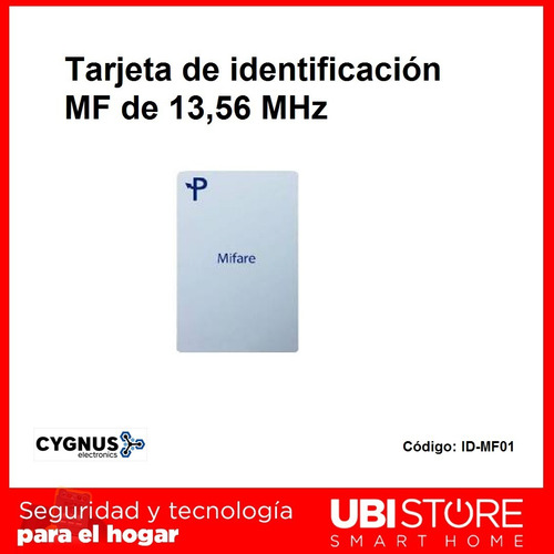 Tarjeta Mifare Frecuencia 1356 Mhz Cygnus X5 (id-mf01)