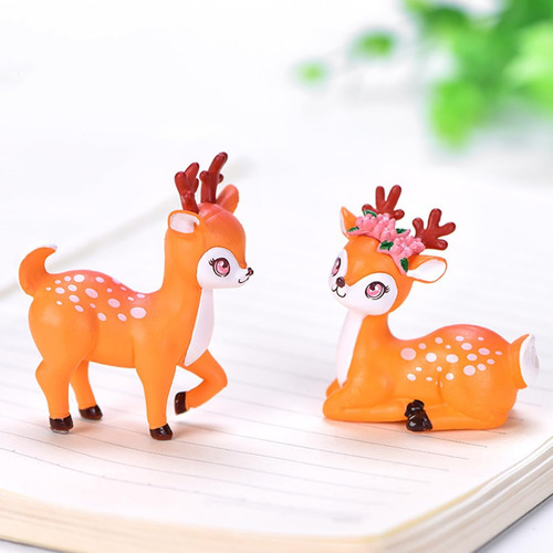 Sika - Accesorios De Jardín De Hadas De Ciervos, Kit De Jard