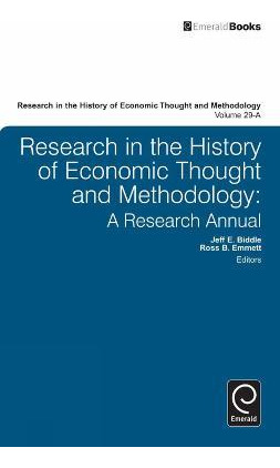 Libro Research In The History Of Economic Thought And Met...
