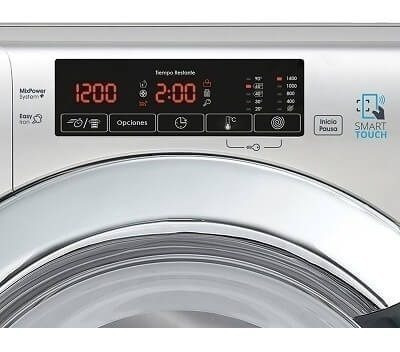Lavarropas Candy Gvs149 Frontal 9kg 1400rpm Antracita Ctas