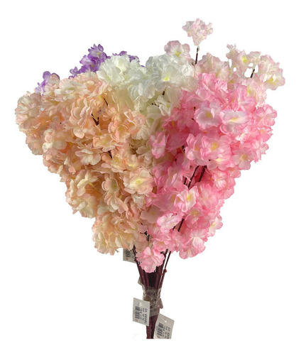 Ramo De Flores Artificiales Flores De Cerezo 54cm