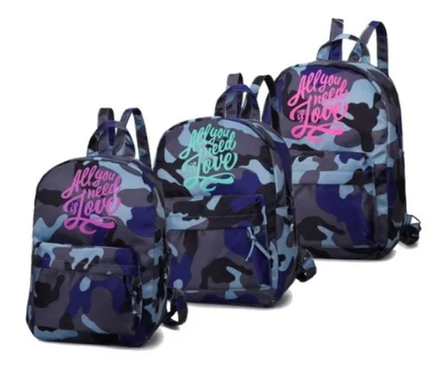 Mochila camuflada mujer hotsell