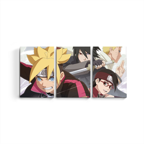 Cuadro Anime Boruto Naruto Uzumaki Sasuke Itachi Manga Serie