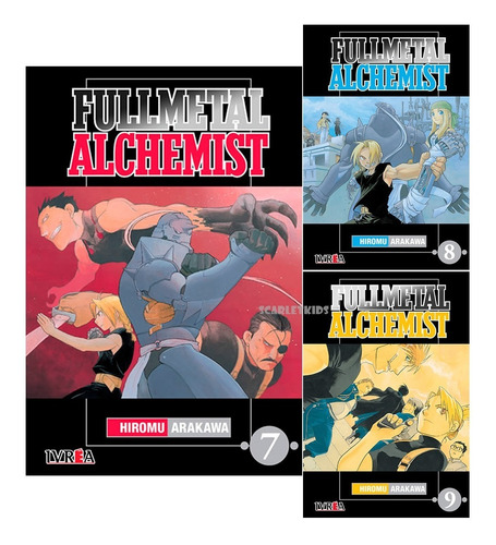 Manga Fullmetal Alchemist 3 Tomos Elige Tu Tomo Ivrea Sk