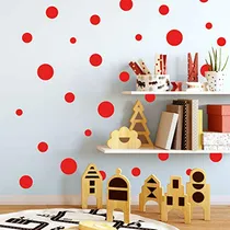 Comprar Vinilos Decorativos De Puntos Rojos Para Pared - Crear Un Mu