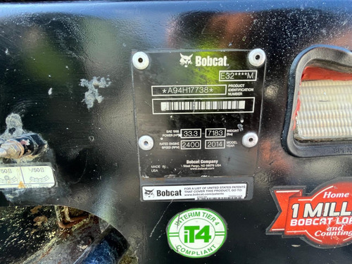 Mini Excavadora Bobcat Año 2014
