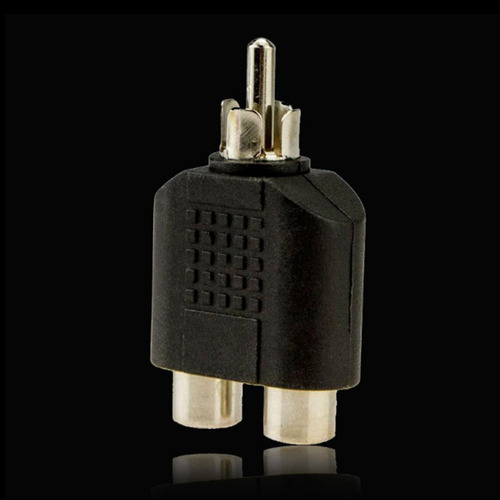 3 Paquete De 3-6 Rca Y Splitter Av Audio Video Plug 3 Piezas
