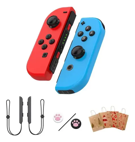 任天堂 - ffd Controle Joy-con Colorido Fd Switch Vermelho E Azul | MercadoLivre