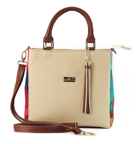 Bolso De Piel Con Telar Artesanal Bolsa De Dama Satchel Moda