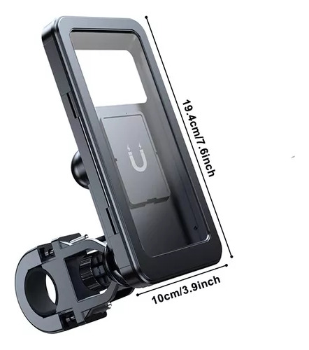 Soporte De Teléfono Impermeable Para Motocicletas
