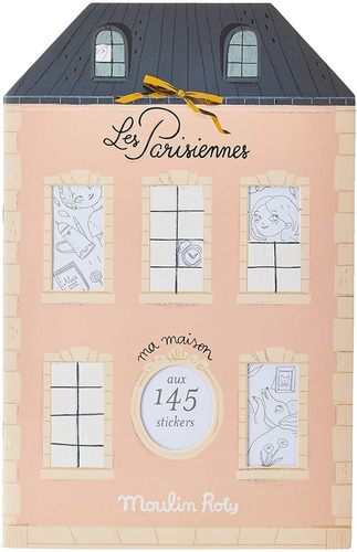 Libro Para Colorear Con  145 Stickers - Moulin Roty - 