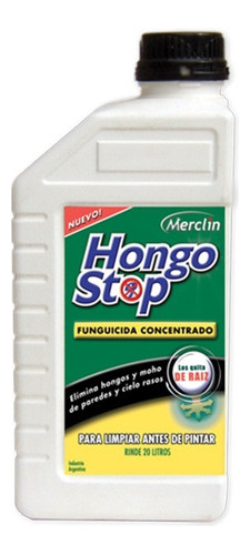 Hongo Stop Funguicida Concentrado Merclin 1l Mm
