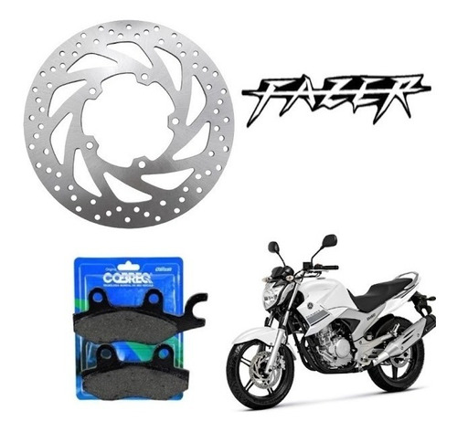 Disco De Freio Dianteiro Yamaha Fazer 250 C Pastilha Cobreq