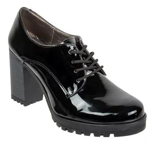 Zapato Cerrado Tacón Negro Mujer Greenlove