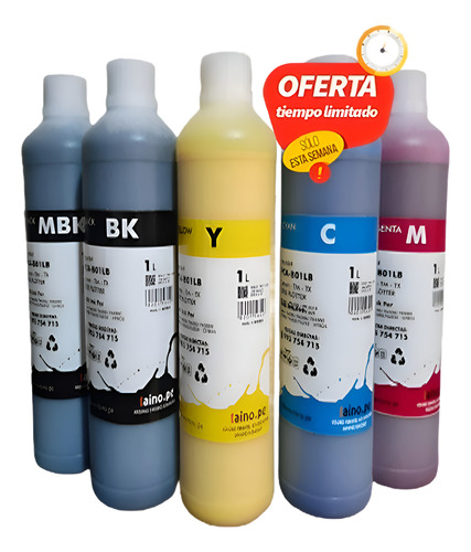 Tinta Negra Pigmentada Plotter Canon Compatible Tm200 Tx300
