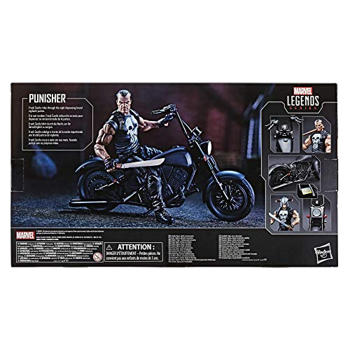 Hasbro Marvel Legends Series  The Punisher Toy Y Motocicleta