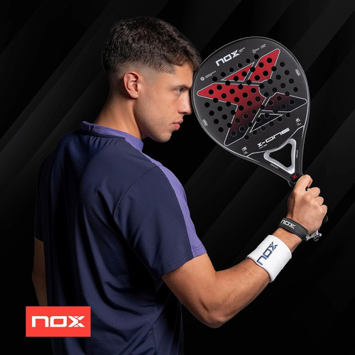 Paleta Padel Nox X-one Evo Pala Paddle Funda Dia Del Padre Negro-rojo