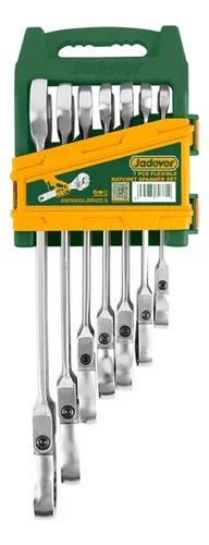 Set De Llaves Corona Chicharra Flexible8-19mm 7 Piez Jadever