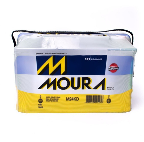 Imagen 3 de 5 de Baterias Para Autos Moura 12x75 M24kd 65ah Reales Envios
