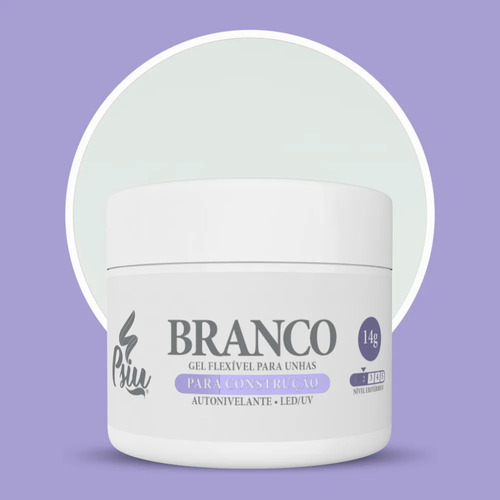 Gel Branco Psiu 14g - Flexível, Autonivelante P/ Construção