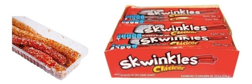 Skwinkles Clasicos 12pz Dulce Enchilado En Tiras Chamoy 234g