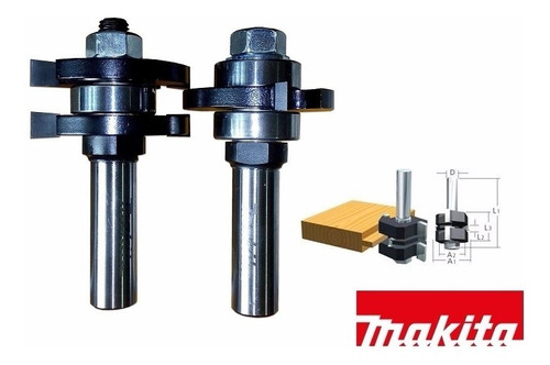 Fresa Macho E Femea Makita - D-12027 - Haste 12mm