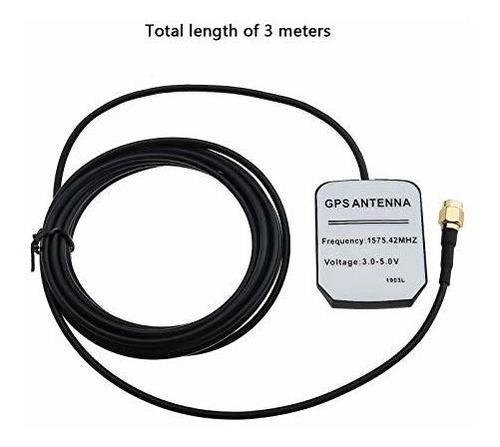 Antena Gps 0.138 in Resistente Agua Adhesivo Oculto Para