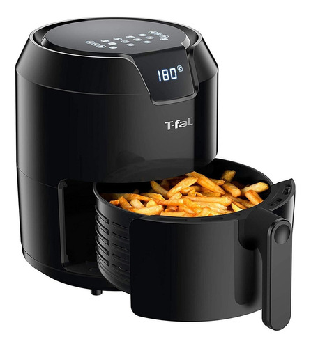 Freidora eléctrica de aire T-fal Easy fry 4.2L negra