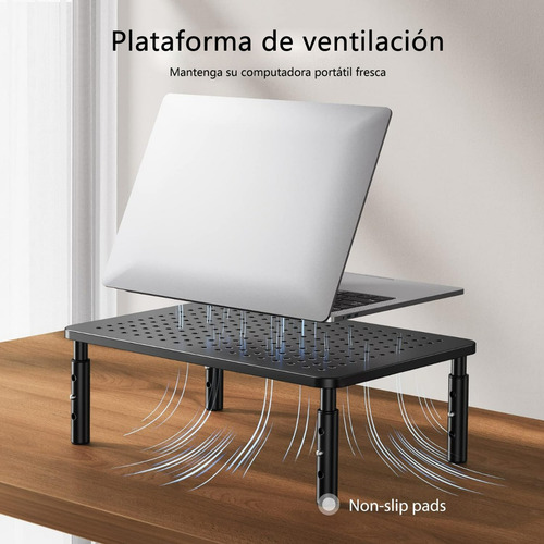 Soporte Monitor Ordenador 3 Alturas Para Notebook Ajustable