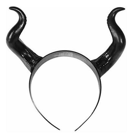 Diademas Leorx Demon Horns Headband Black Devil Evil Horns 