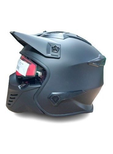 Casco Abierto Mentonera Desmontable Avx Fs908 Mate Importado