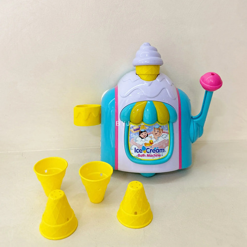Juguete De Baño Con Máquina De Burbujas De Helado Para Niños
