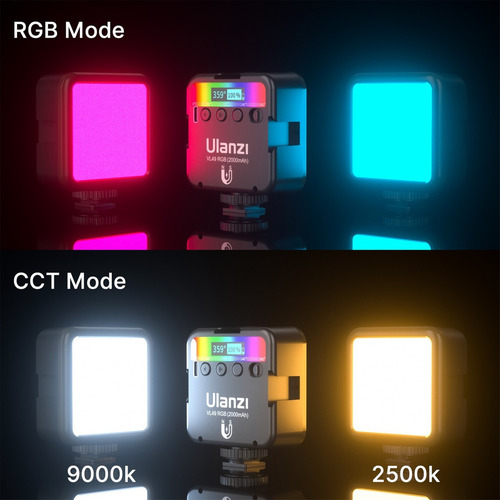 Imagen 4 de 9 de Lámpara Ulanzi De Luz Led Para Videos, Fotos