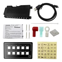 Comprar Panel De Interruptores De Control Led 10p Con Luz De Fondo