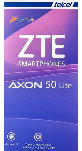 Zte Axon Lite 256gb, 4 Gb Ram, Totalmente Nuevo, Sin Ningún Uso.