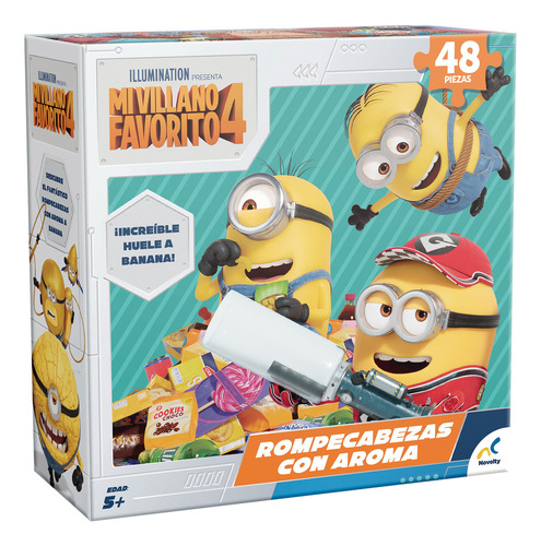 Rompecabezas Con Aroma 48pz Mi Villano Favorito 4