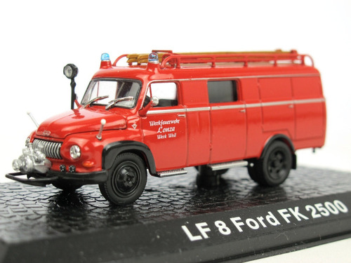 Camión De Bomberos Lf 8 Ford Fk 2500 1960 1/72 Ixo Atlas