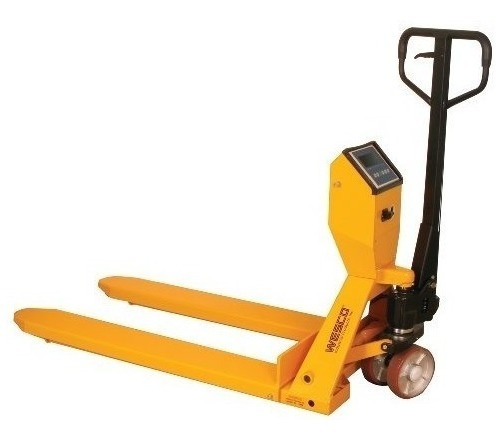 Wesco 272936 Scale Pallet Truck With Handle Polyurethane