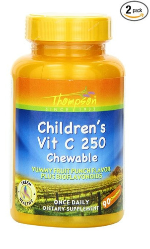 Thompson Vitamina C, Niños Con Pastillas De Acerola, Sabor P
