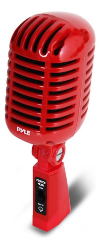 Microfono Clasico Retro Pyle Pdmicr42r Con Cable De 16 Pies