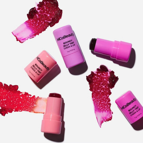 Mcobeauty Jelly Cheek & Lip Stick Tinte Labial Y Rubor Pink Pop
