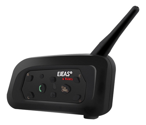 Casco De Moto Ejeas V6 Pro Walkie-talkie 1200 M