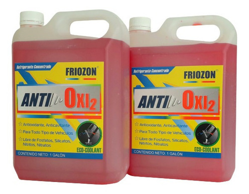 Refrigerante Rojo Friozon Antioxi2 Mezcla Precisa X 2 Galons