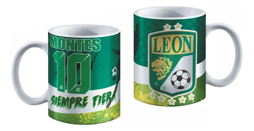 Taza Personalizada Club León Liga Mx Regalo