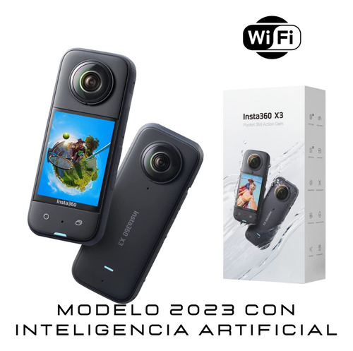 Camara Insta360 X3 72mp 5.7k 360 Sensor De 1/2 Ia 60fps 8k