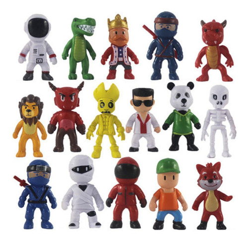 16pcs Guys Figura Juguete Modelo Cumpleaño Navidad Regalo