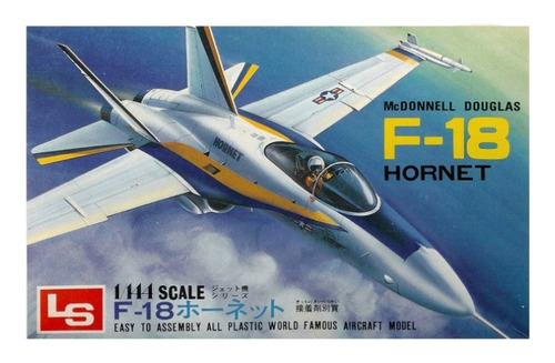 Avion Mcdonnell Douglas F-18 Hornet 1/144 Ls