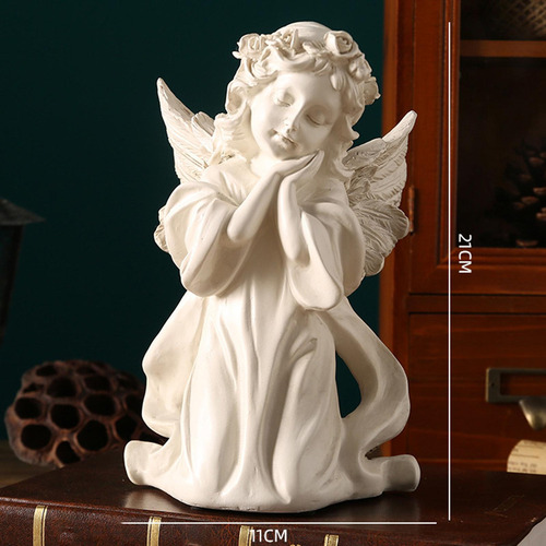 Estatua De Ángel De Resina, Adorno, Escultura De Estilo A